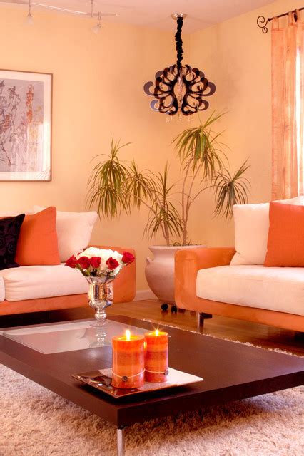 Soft Peach Color Walls For Sophisticated Interior Look