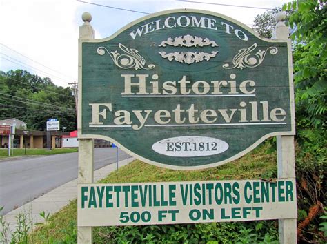 Geographically Yours Welcome: Fayetteville, West Virginia