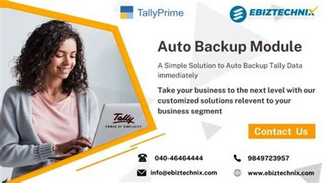 Auto Backup Module In Tally Prime Software Free Demo Available At Rs