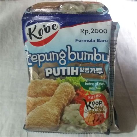 Jual Kobe Tepung Bumbu Putih Gluten Free Shopee Indonesia