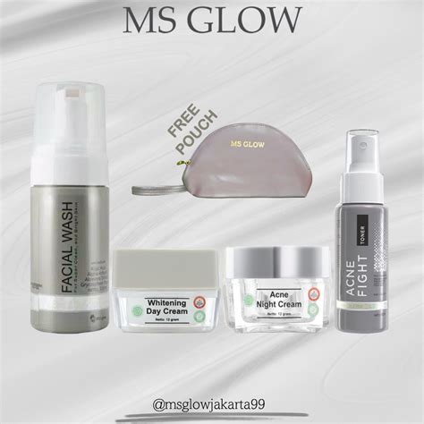 Jual MS GLOW All Varian Paket Kecantikan Wajah Whitening Ultimate Acne