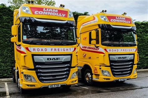 A NEW CONVOY OF DAF TRUCKS FOR LIAM CONNOLLY (ROADFREIGHT) LTD, LISNASKEA