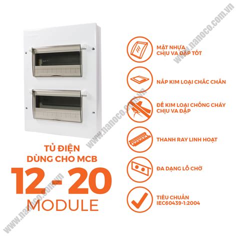 Tủ điện Nanoco NDP120 / NDP126 – Đèn LED - Thiết bị điện - Bền bỉ vượt ...