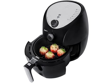 Fritadeira Elétrica Sem Óleoair Fryer Oster Ckstaf631 Preta 32l Com