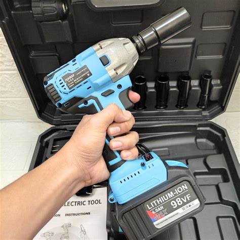 Flyman Pcs Cordless Impact Wrench Lazada Ph