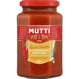 Mutti Gourmet Pasta Sauce Rossoro Tomatoes Parmigiano Reggiano G