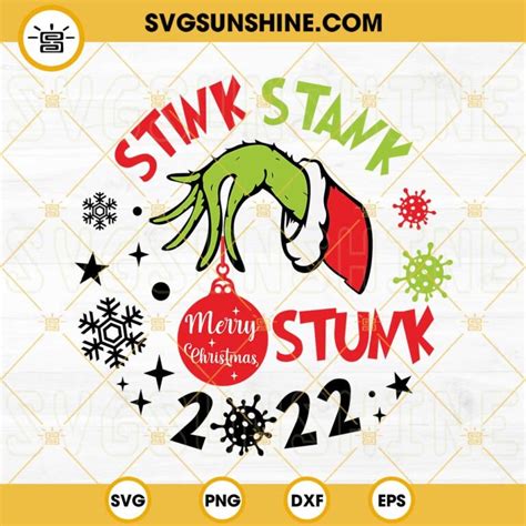 Stink Stank Stunk 2022 Ornament SVG Ornament Christmas SVG Grinch