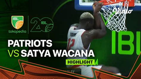 Highlights INA Patriots Vs Satya Wacana Salatiga IBL Tokopedia 2023