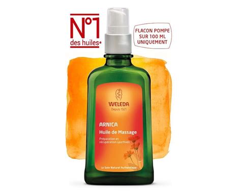 Huile de massage à l Arnica 100ml Weleda