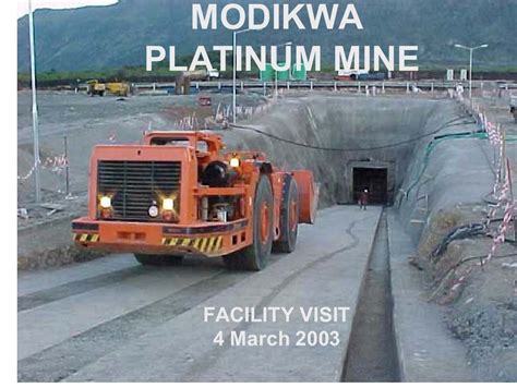 Modikwa Platinum Mine Anglo American Platinum