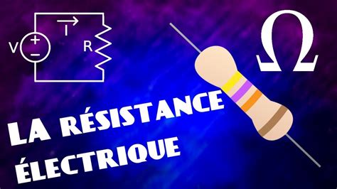 La R Sistance Lectrique Et La Loi D Ohm Cours Youtube