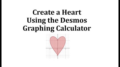 Create A Heart On The Desmos Graphing Calculator YouTube