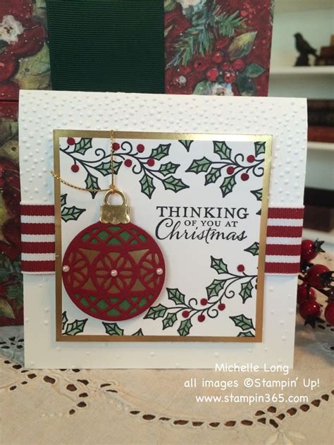 Embellished Ornaments Bundle Christmas Card Ornaments Stamped