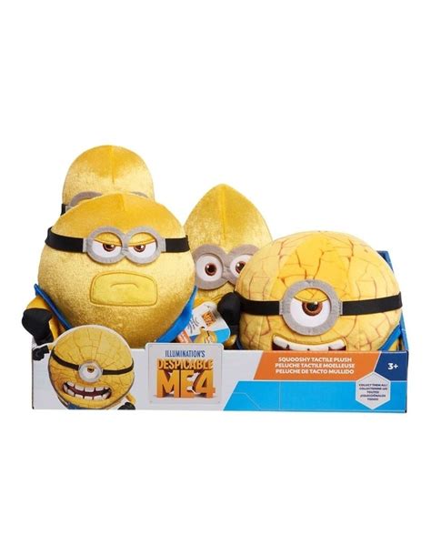 Despicable Me Illumination Minions Despicable Me 4 Squooshy Plush Mega ...