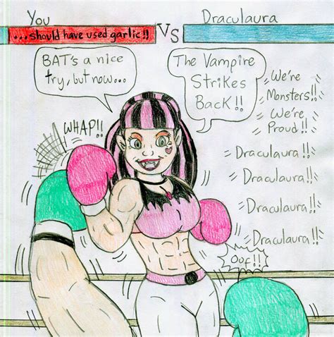 Boxing You Vs Draculaura By Jose Ramiro On Deviantart