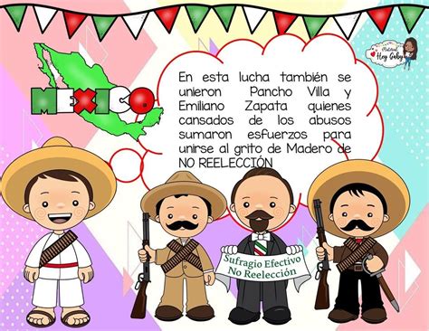 Pin De Nancy Alejandra En Actividades Para Niños Revolucion Mexicana Para Niños Revolucion