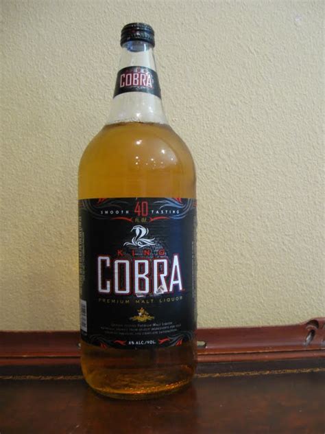 Doing Beer Justice King Cobra Premium Malt Liquor