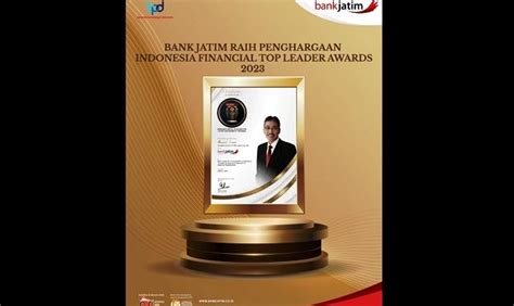 Bank Jatim Raih Penghargaan Di Ajang Indonesia Financial Top Leader