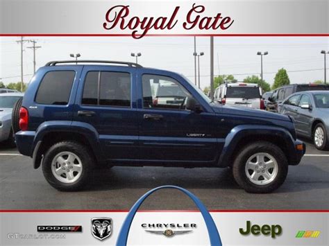 2002 Patriot Blue Pearlcoat Jeep Liberty Limited 4x4 48233250 Photo