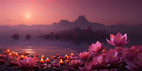 Divya Kamal, Serene 3D Lotus Wallpaper for Wall - Magic Decor