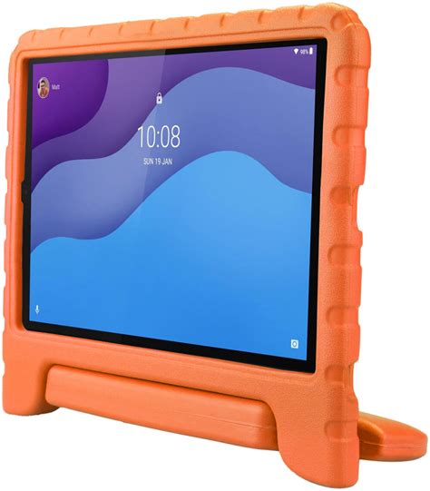 HappyCase Lenovo Tab M10 HD Gen 2 Kinder Tablethoes Met Handvat Oranje