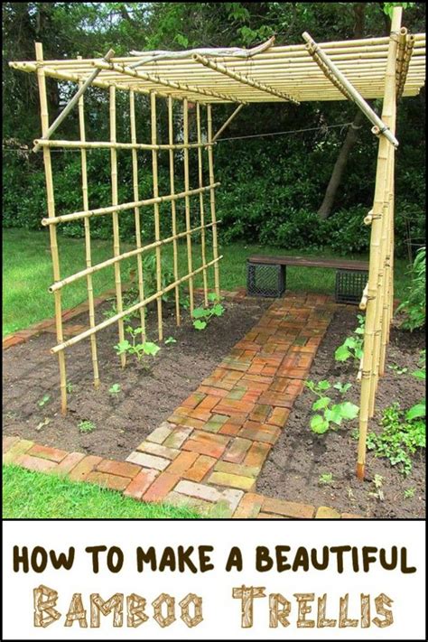 Diy Bamboo Trellis For Your Garden