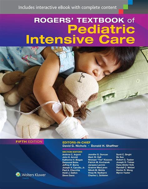 Rogers Textbook Of Pediatric Intensive Care Nichols David G Md