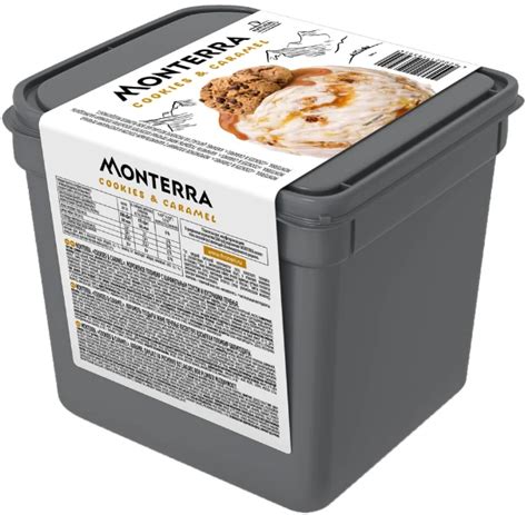 Мороженое Monterra печенье-карамель 2,4л - купить с доставкой на дом в ...