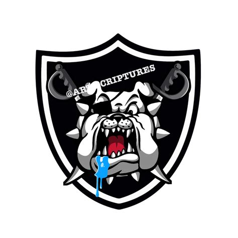 Raiders X Bulldogs Logo Sticker Junelos