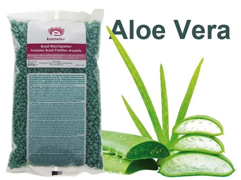 Kosmetikexpertin De Kosmetex Brasil Wachsperlen Aloe Vera D Nn