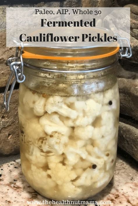 How to make Fermented Cauliflower Pickles | Fermented veggies, Fermented vegetables recipes ...