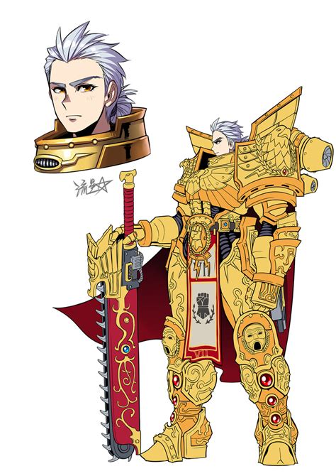 Rogal Dorn Warhammer 40k Drawn By Ryuusei Mark Ii Danbooru