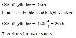 In A Cylinder If The Radius Is Doubled And The Height Is Halved The