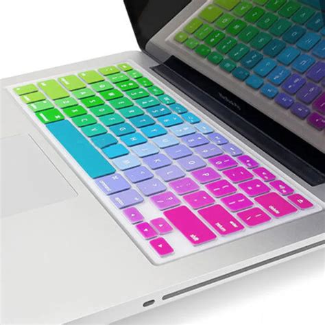 Silicone Rainbow Keyboard Skin Cover For Apple Macbook Laptop