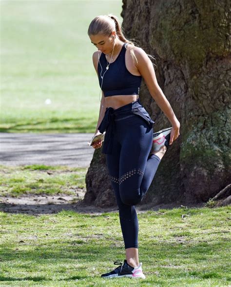 ARABELLA CHI Workout at a Park in London 04/15/2020 – HawtCelebs