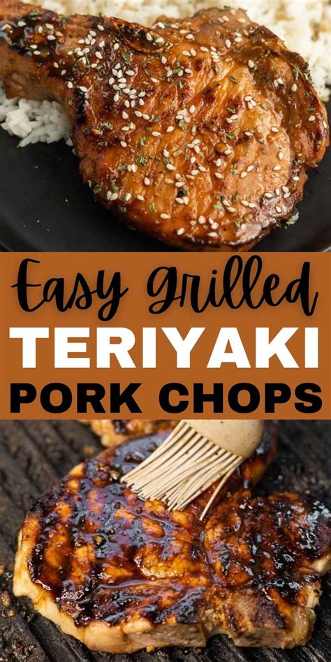 Grilled Teriyaki Pork Chops Easy Grilled Recipe