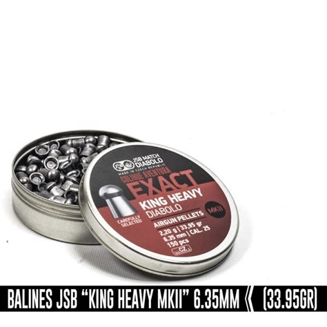 Balines JSB King Heavy MKII X150 Colihue Aventura