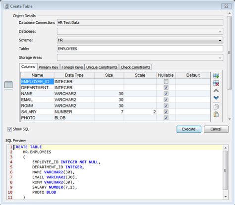 Creating A Table In DbVisualizer Guide