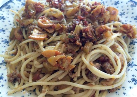 Spaghetti Con Verduras Y Carne Picada Receta De Irene Guirao Cookpad