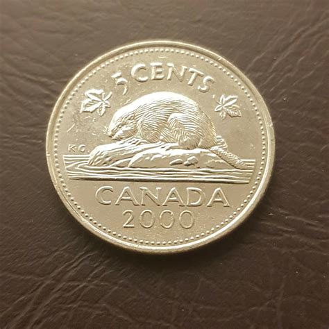 Mavin Canada 5 Cents 2000 P Elizabeth II Canadian Nickel Coin Five Cent