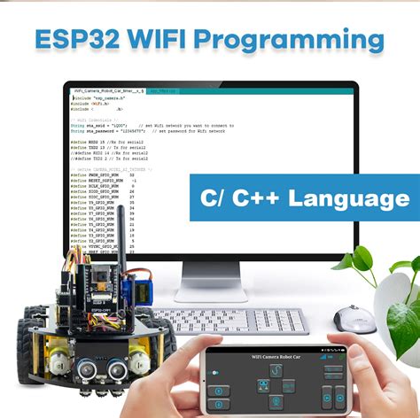 Robot Starter Kit For Arduino Project With Esp Camera Alicetheluxe