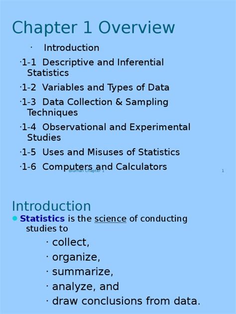 Chapter 1 Overview Download Free Pdf Research Methods Statistics