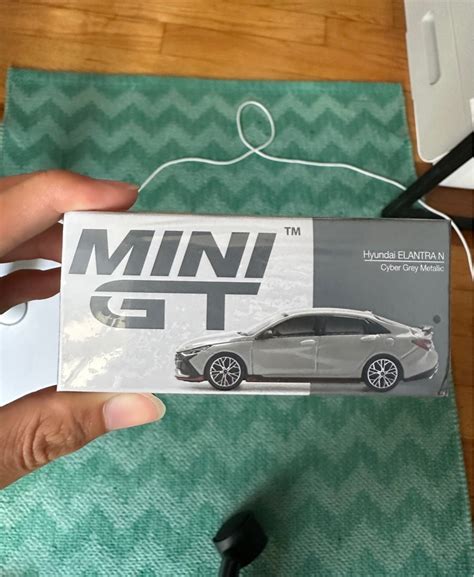 Mini GT Hyundai Elantra N Cyber Grey Metallic Hobbies Toys Toys