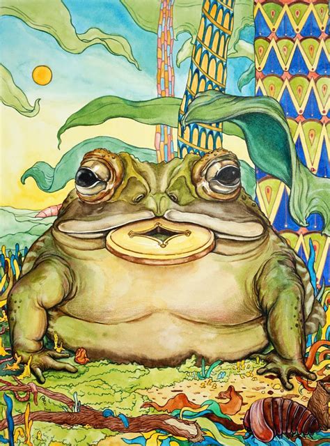 Toad Painting by Veetapat Eosrithongkul | Saatchi Art