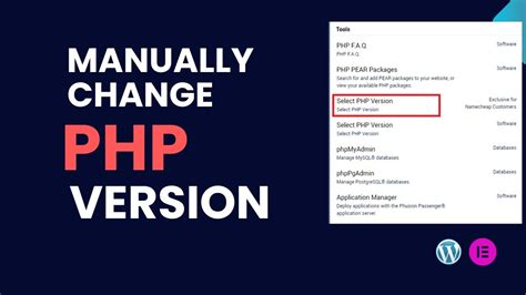 Manually Install Php Version From Cpanel Wordpress Bangla Tutorial