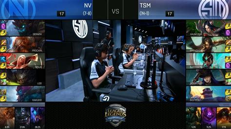 TSM Vs NV Game 2 Highlights TEAM SOLOMID Vs TEAM ENVY NA LCS Week 8