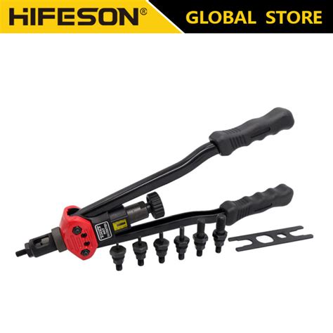 Hifeson Hand Rivet Nut Tool Insert Manual Riveter Nuts Rivnut