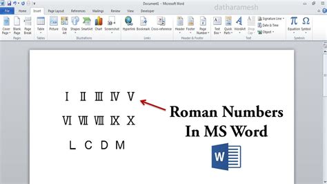 Roman Numerals Years 2010