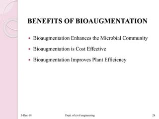 Bioaugmentation Examples