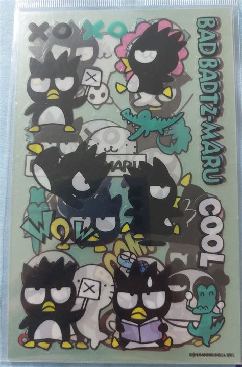 Cartoon Badtz Maru Hangyodon Pet Stickers 1 Pad 4 Pcs Etsy